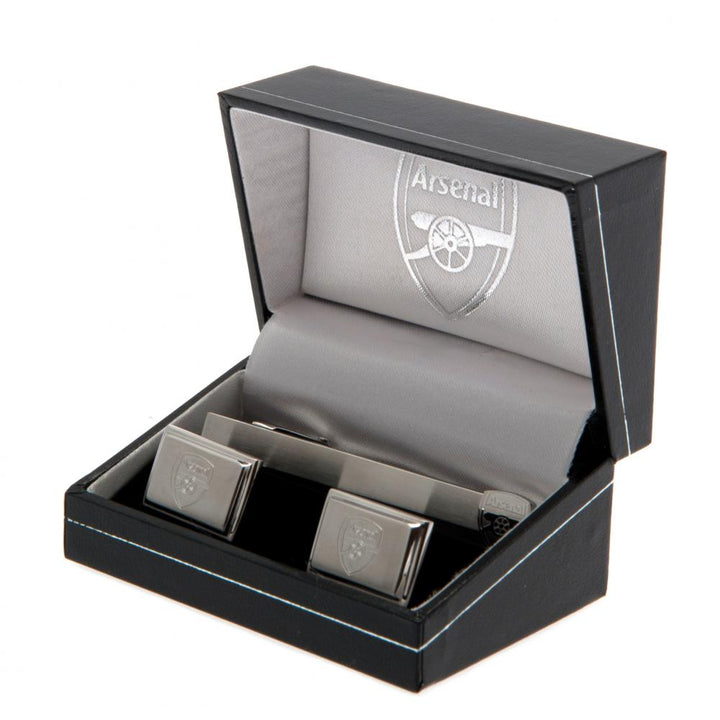 Arsenal FC Tie Slide & Cufflink Set