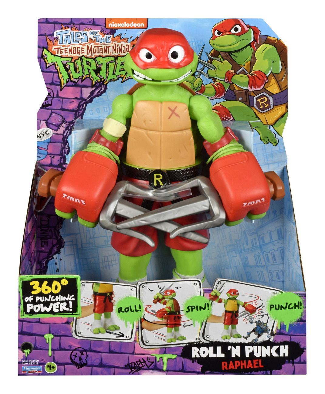 Tales of TMNT Giant Roll n Punch - Raphael