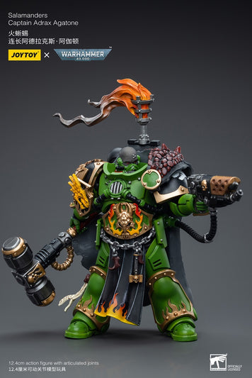 Warhammer 40K 1/18 Scale Salamanders Captain Adrax Agatone