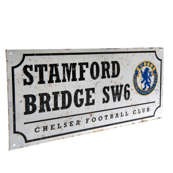 Chelsea FC Retro Street Sign