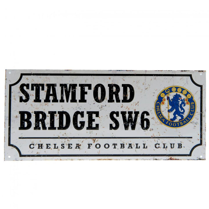 Chelsea FC Retro Street Sign