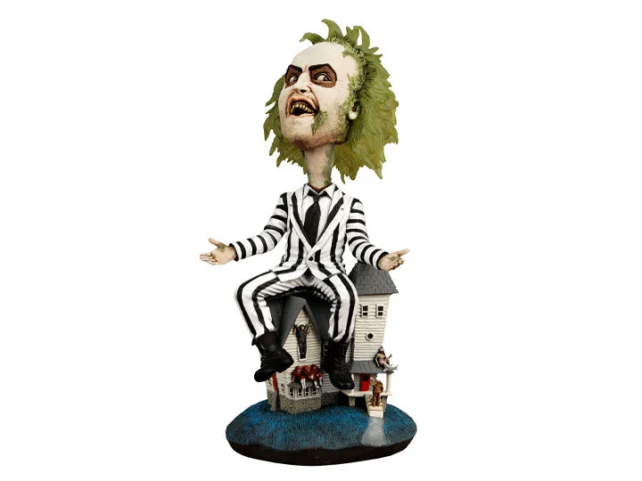 NECA Beetlejuice Head Knocker Striped Suit