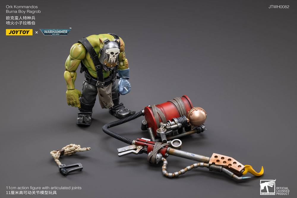 Warhammer 40K 1/18 Scale Ork Kommandos Burna Boy Ragrob