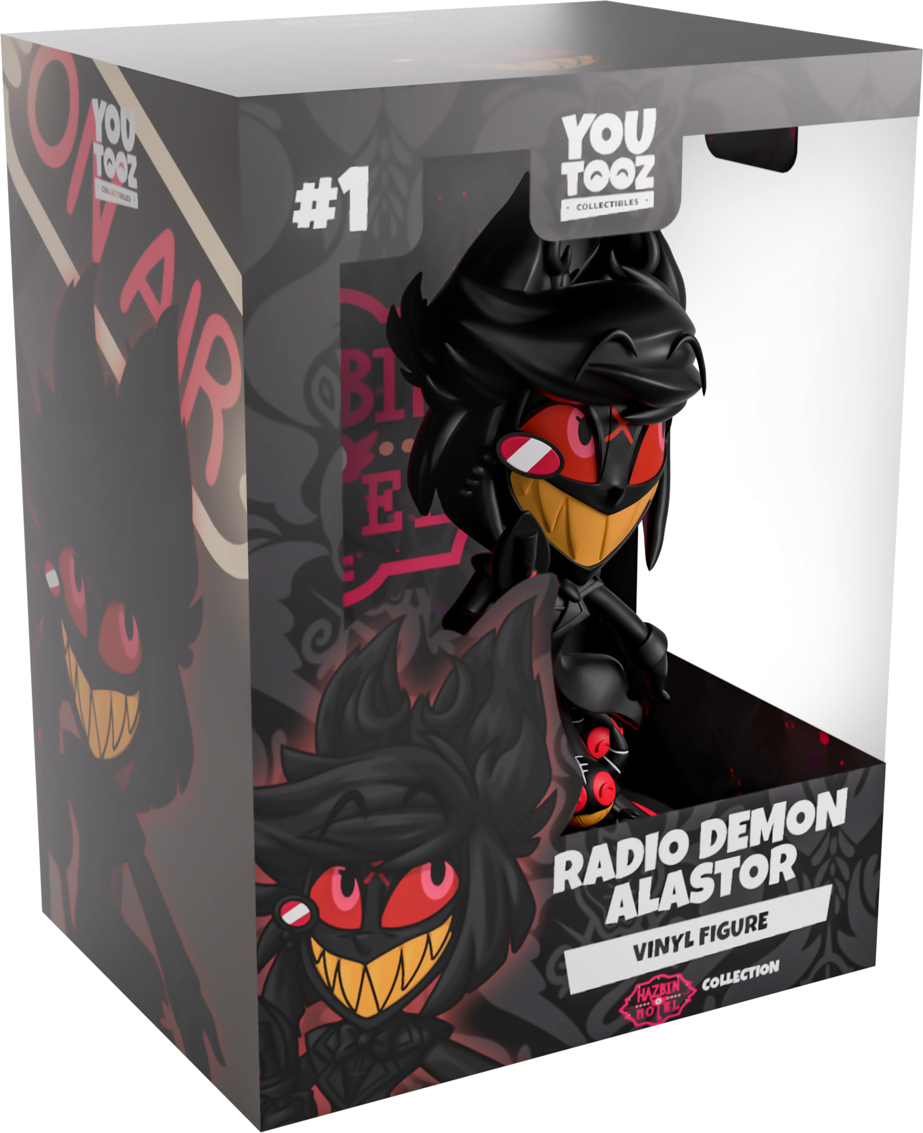 Youtooz Hazbin Hotel Radio Demon Alastor Vinyl Figure