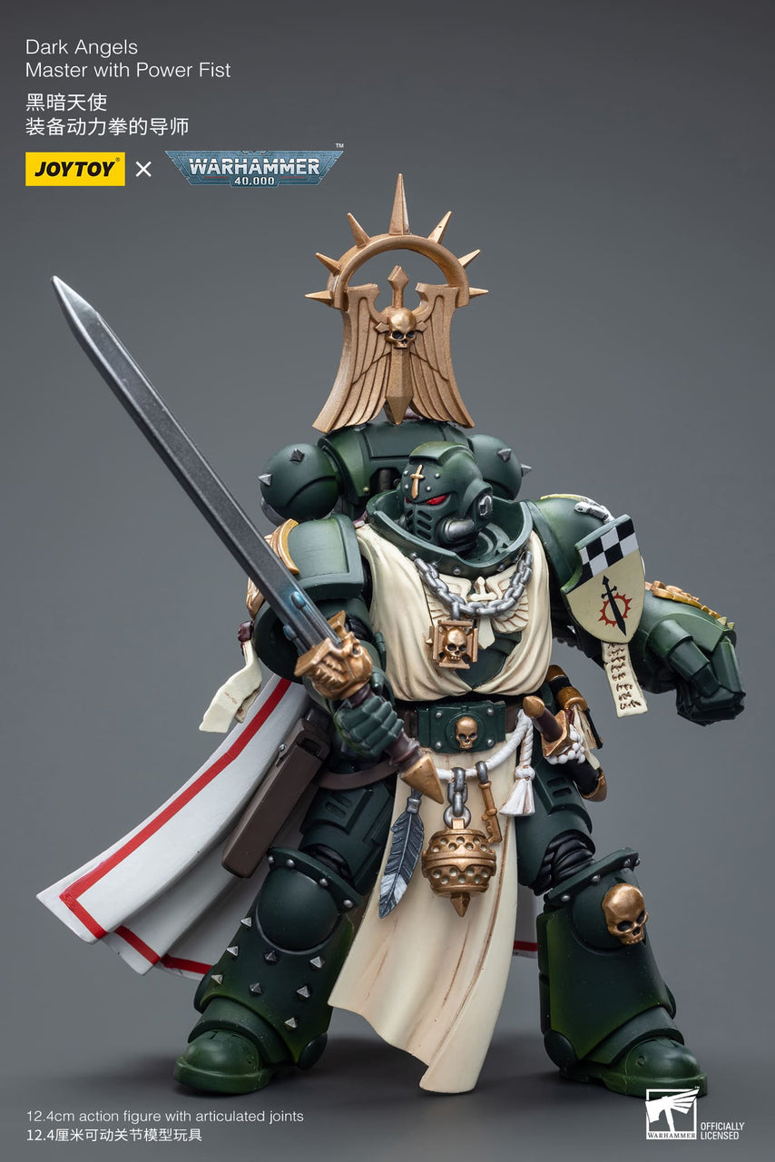 Warhammer 40K 1/18 Scale Dark Angels Master with Power Fist