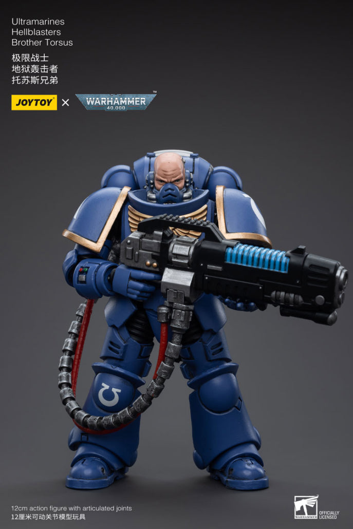 Warhammer 40K 1/18 Scale Ultramarines Hellblasters Brother Torsus