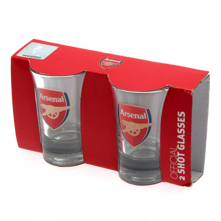 Arsenal FC 2-Pack Shot Glass Set