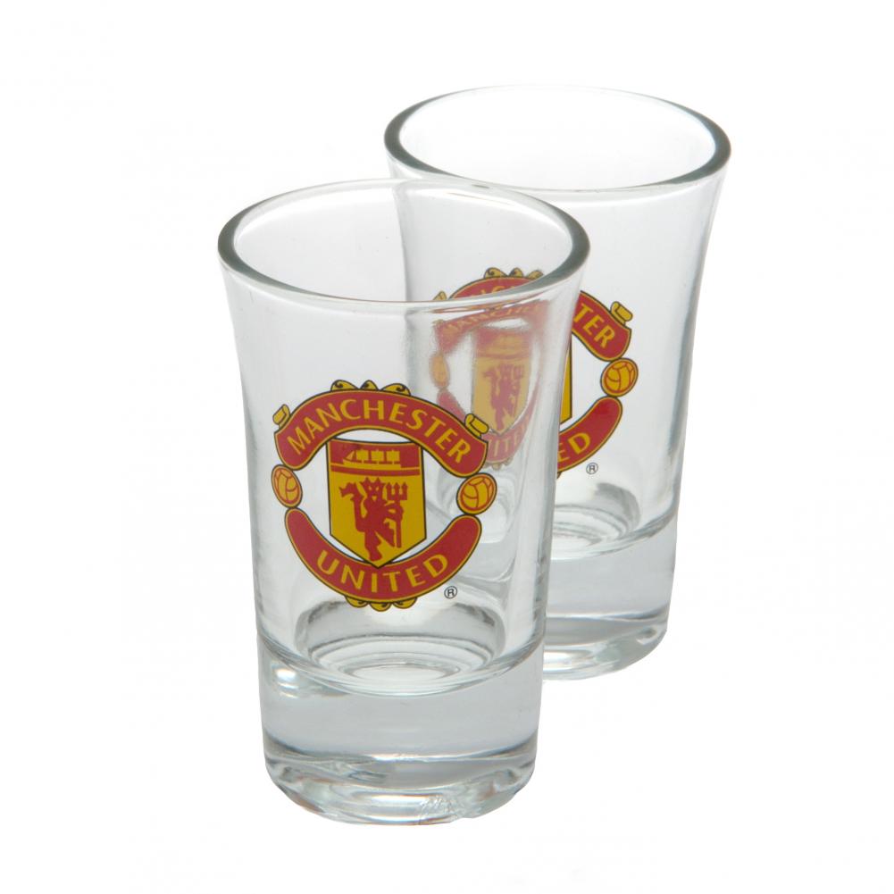 Manchester United FC 2-Pack Shot Glass Set