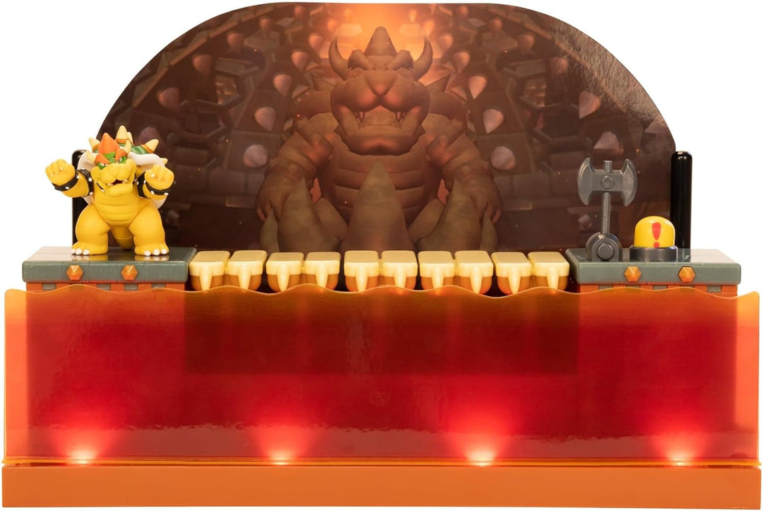 Super Mario Deluxe Bowser Battle Playset