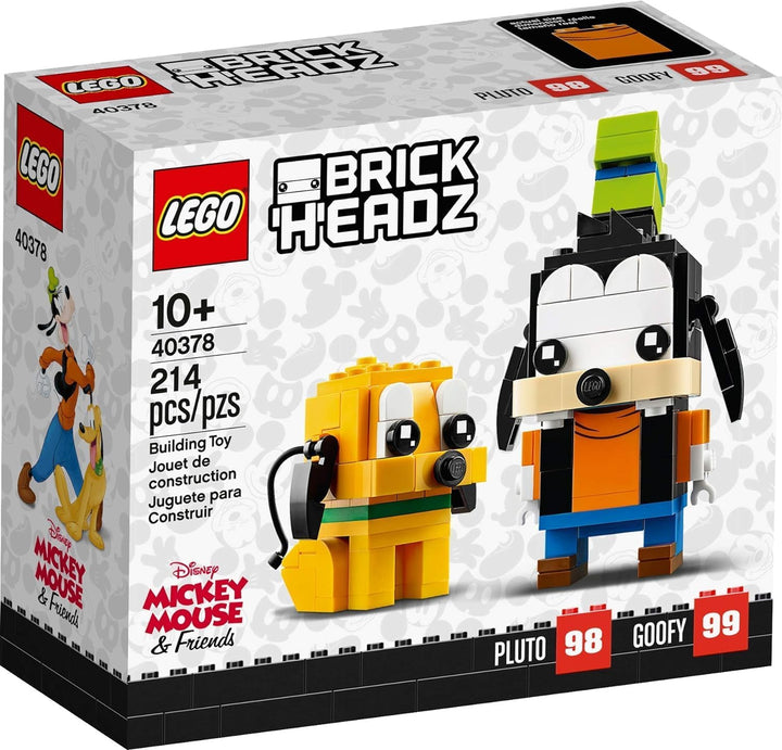 LEGO 40378 Brickheadz Disney Pluto & Goofy