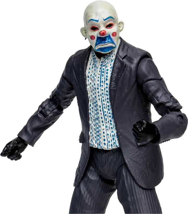 McFarlane DC Multiverse The Joker Bank Robber (The Dark Knight Trilogy) Gold Label 7" Action Figure