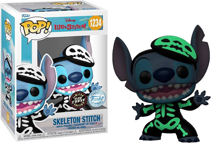 Skeleton Stitch Lilo & Stitch Disney Funko POP! Vinyl Figure *Glow in the Dark Chase