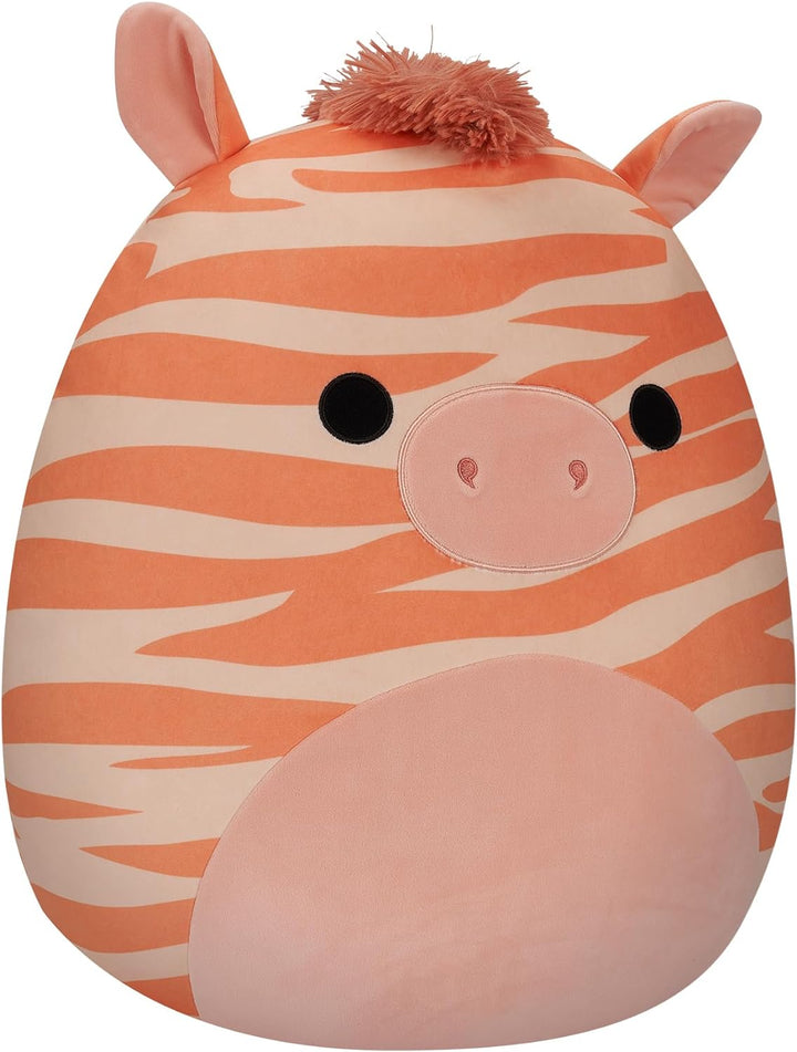 Squishmallows 20'' Peach Zebra Plush