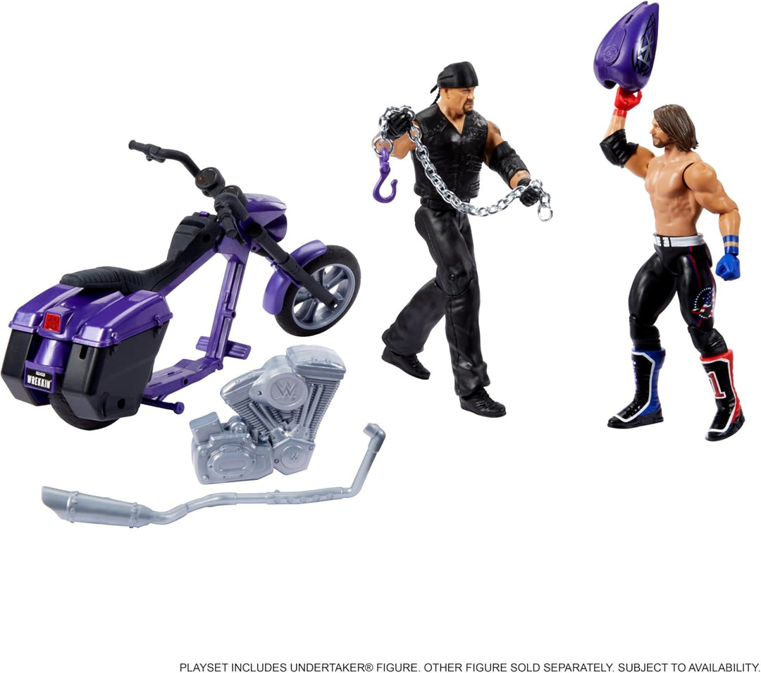 WWE Wrekkin' Boneyard Slamcycle and Undertaker Action Figure