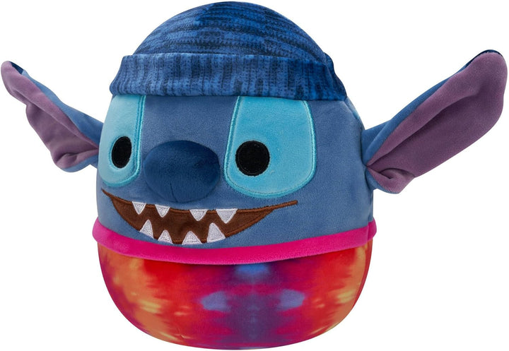 Squishmallows Disney 8" Tie-Dye Stitch Wearing a Beanie Plush