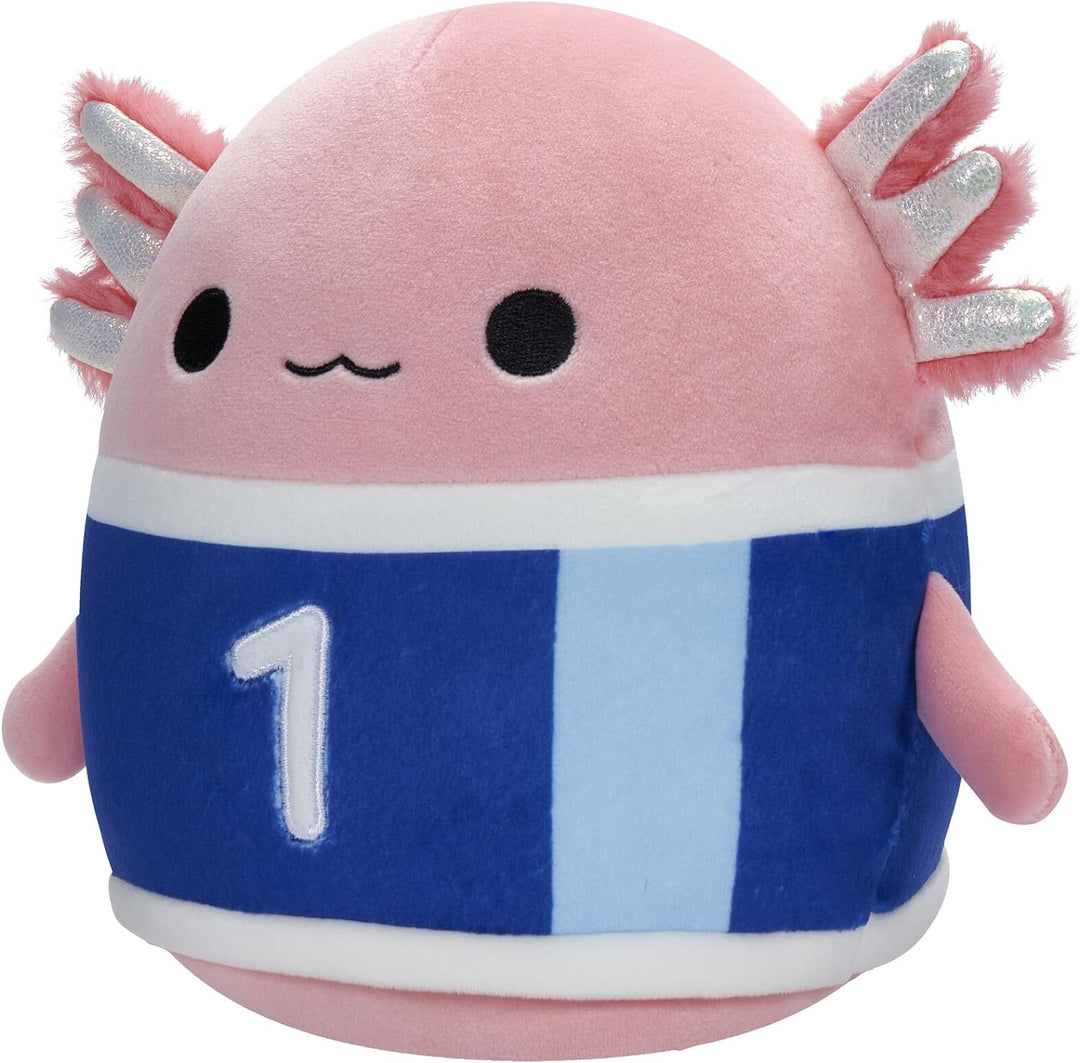 Squishmallows 7.5" Axolotl W/Soccer Jersey Plush