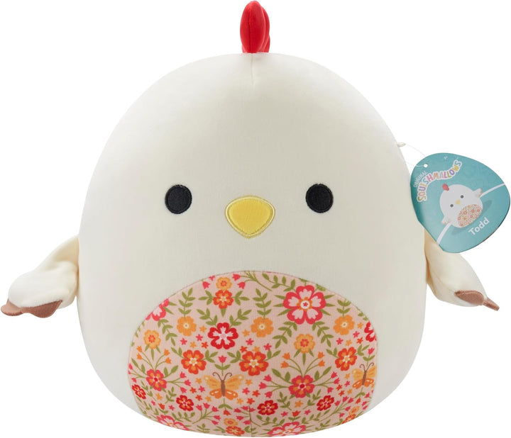 Squishmallows 12" Todd the Beige Rooster Plush