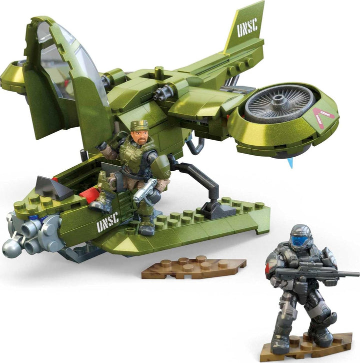 MEGA Halo UNSC Hornet Recon Aircraft Vehicles Building Set