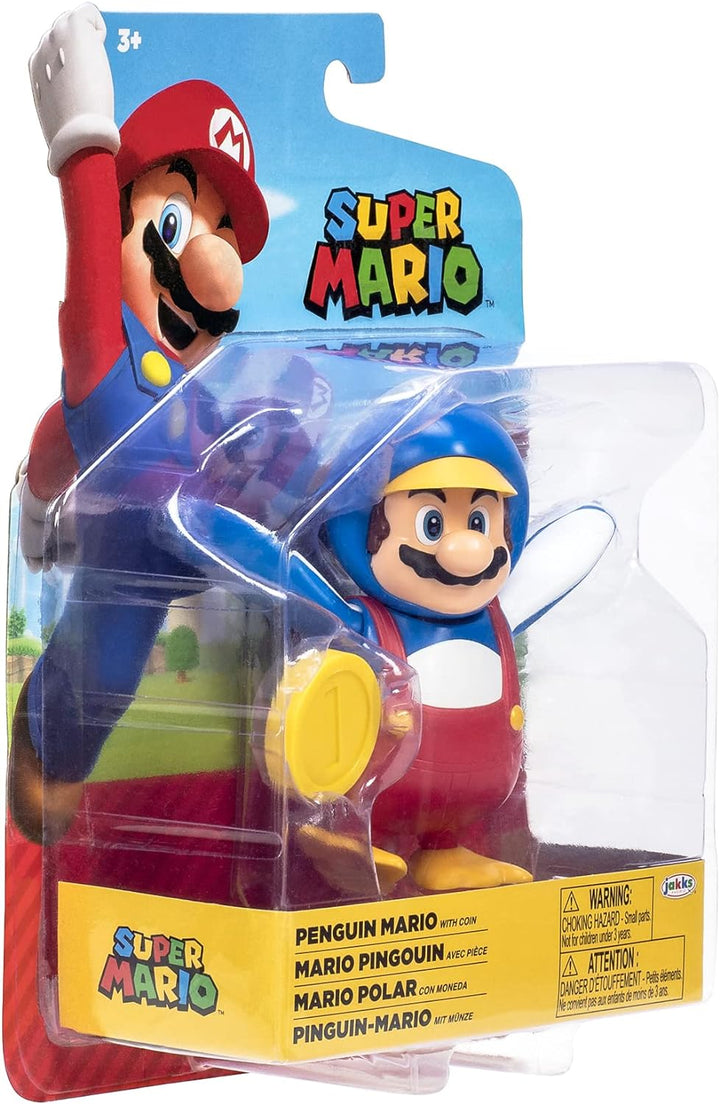 Super Mario 4" Penguin Mario Figure