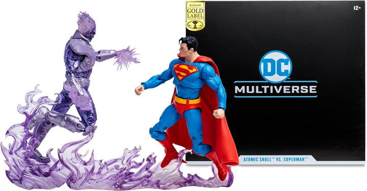 McFarlane DC Multiverse Atomic Skull vs. Superman Gold Label 2 Pack 7" Action Figures