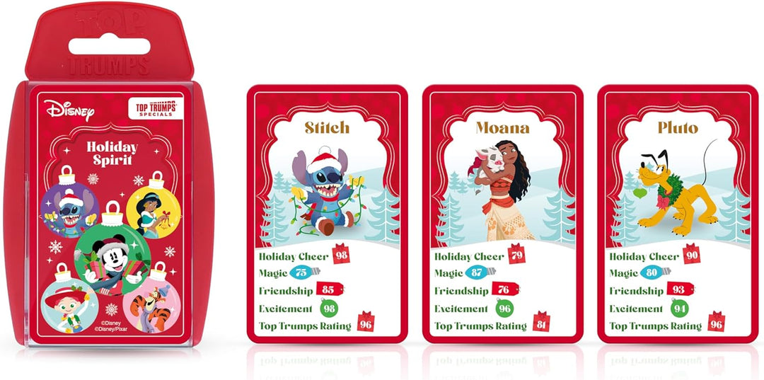 Top Trumps Specials Disney Christmas Card Game