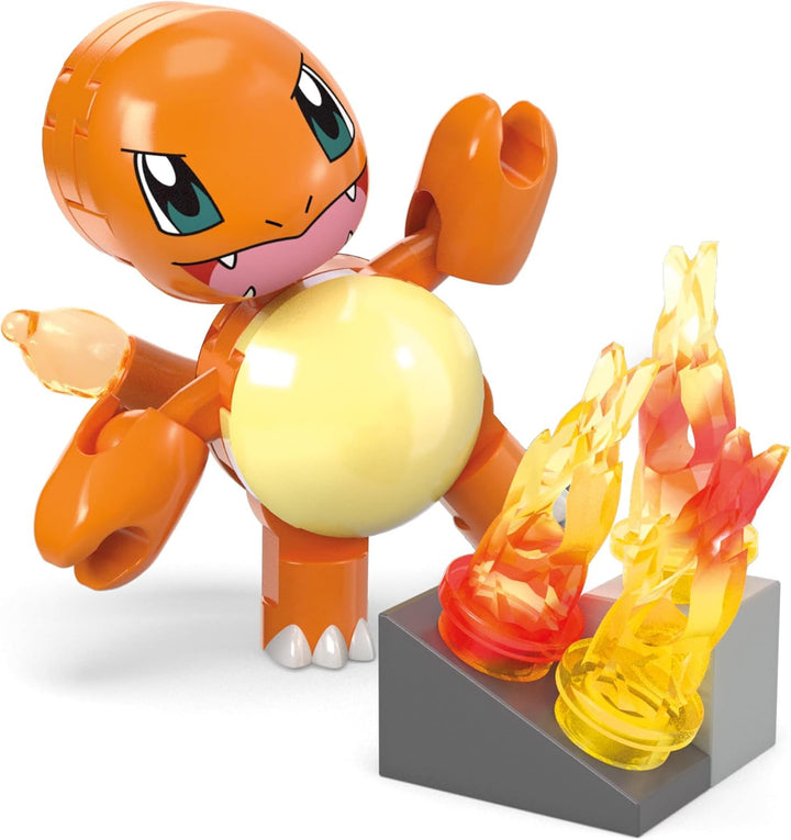 MEGA Pokémon Action Figure Building Toys Charmander's Fire-Type Spin