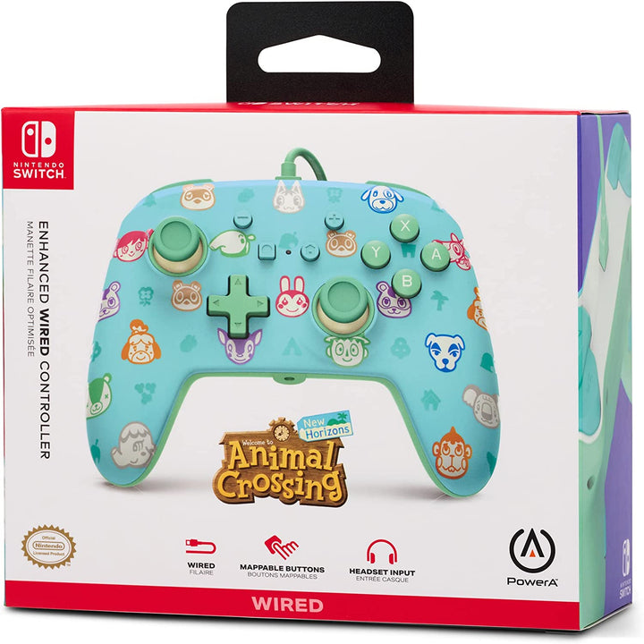 PowerA Enhanced Wired Animal Crossing Controller for Nintendo Switch