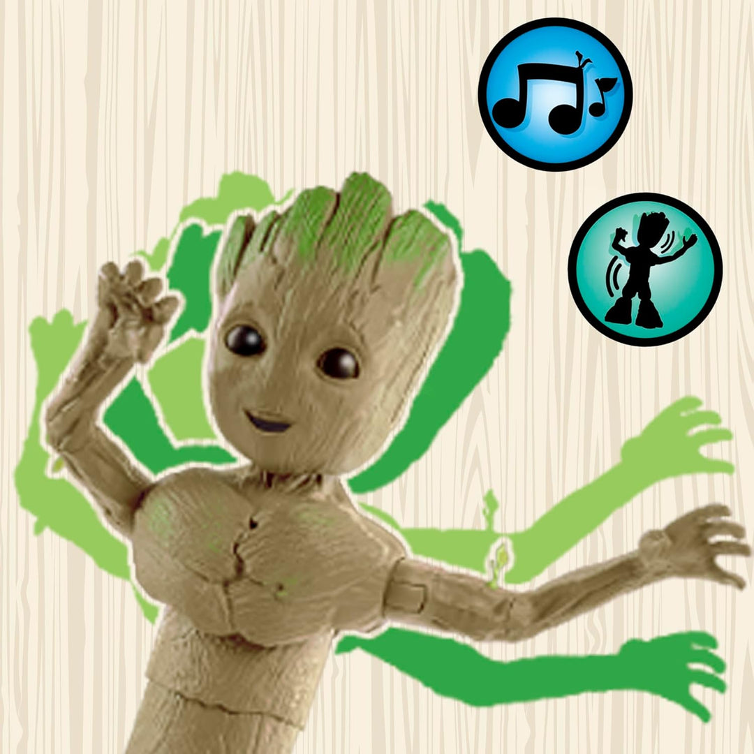 Marvel Studios I Am Groot Interactive Groove 'N Grow Groot Action Figure