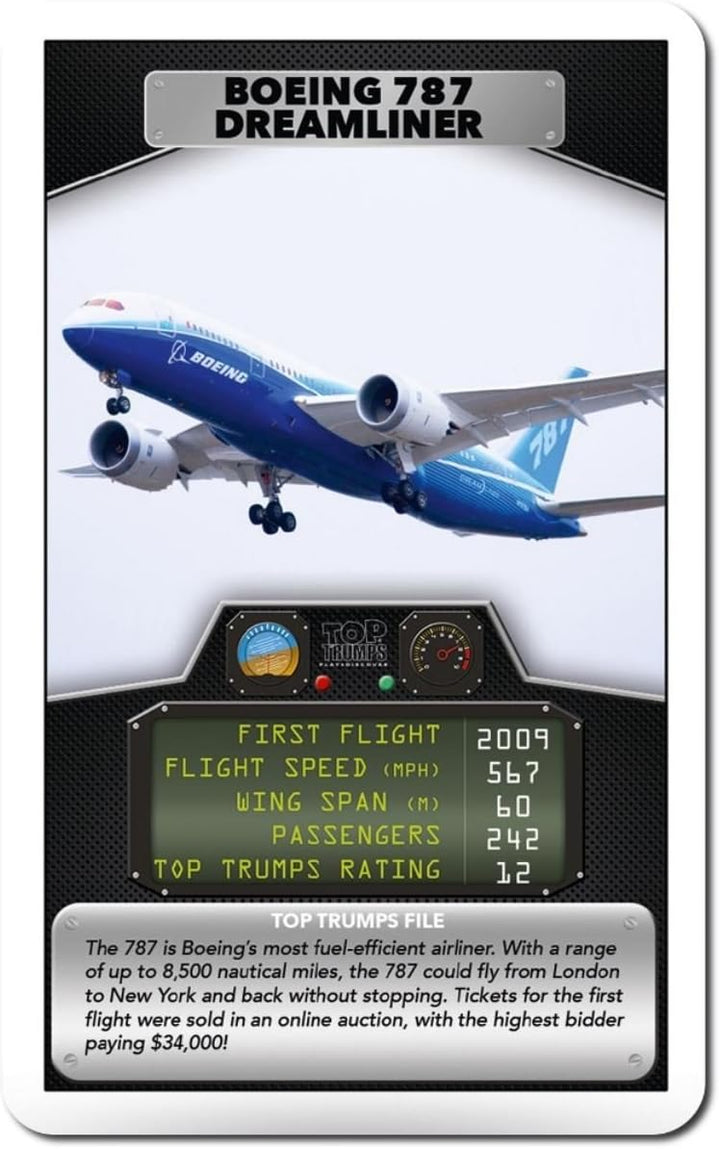 Top Trumps Classics Planes Card Game