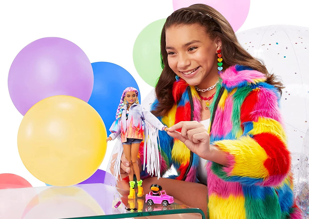 Barbie Extra Rainbow Braids Doll