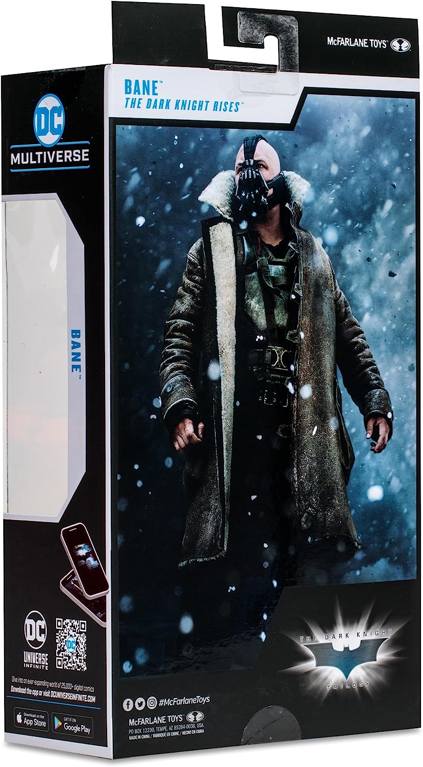 McFarlane DC Multiverse Bane with Trench Coat (The Dark Knight Trilogy) Gold Label 7" Action Figure