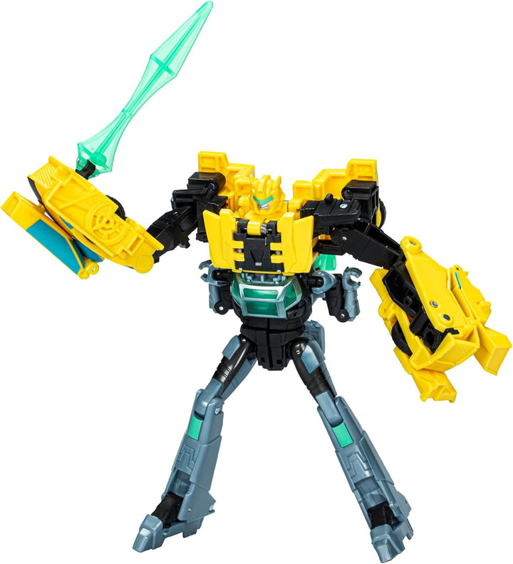 Transformers Earthspark Cyber Combiner Bumblebee & Mo Malto Figures