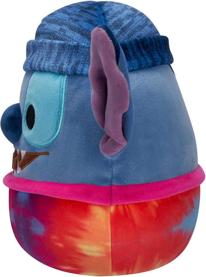 Squishmallows Disney 8" Tie-Dye Stitch Wearing a Beanie Plush