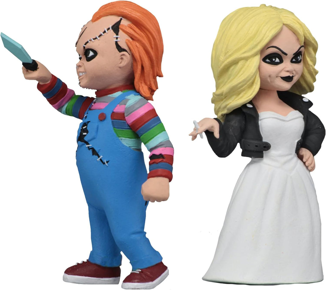 NECA Bride Of Chucky Toony Terrors Chucky & Tiffany 2-Pack Action Figures