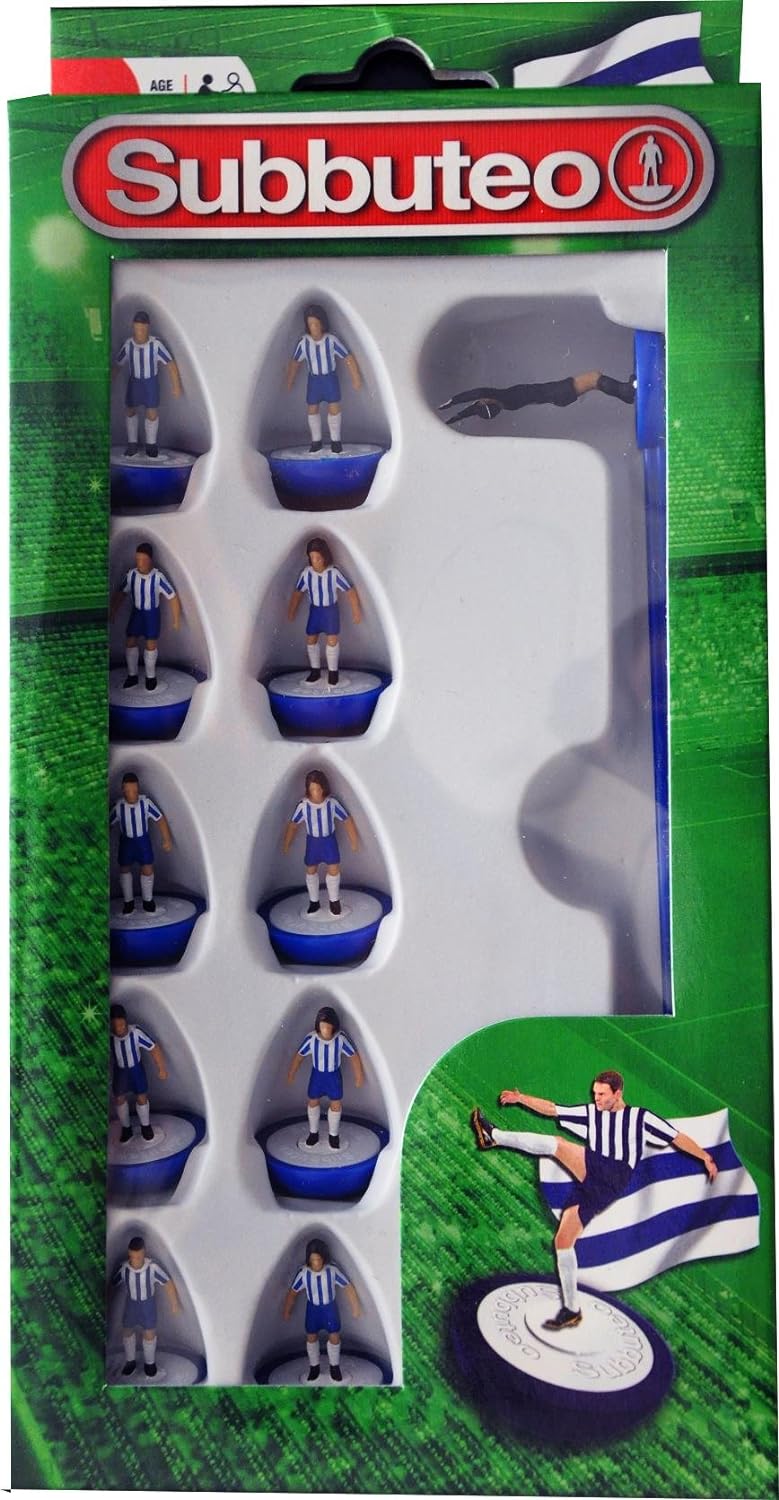 Subbuteo Blue & White Stripes Team Set