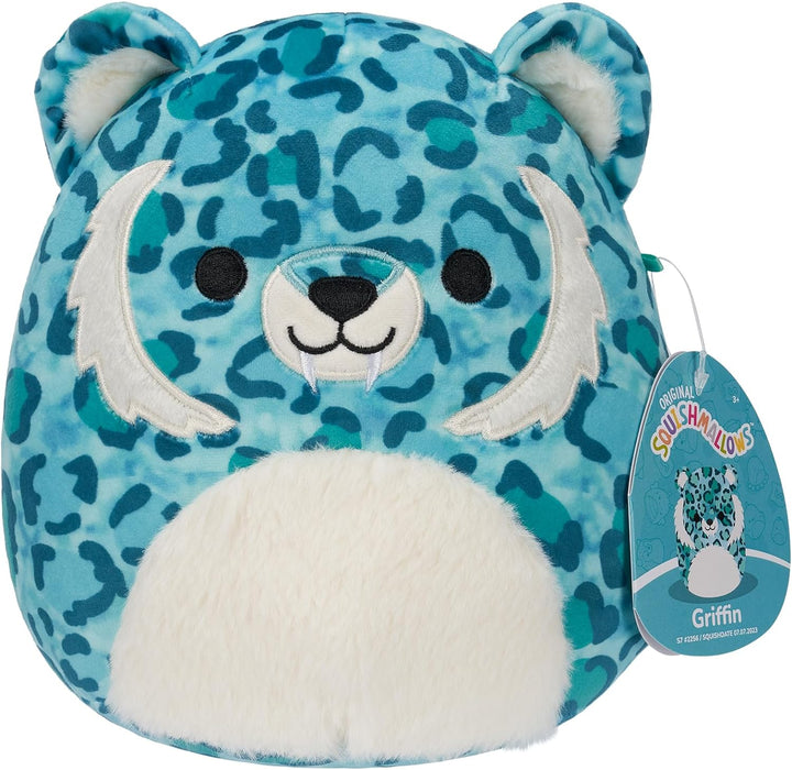 Squishmallows 7.5'' Aqua Saber-Tooth Tiger Plush