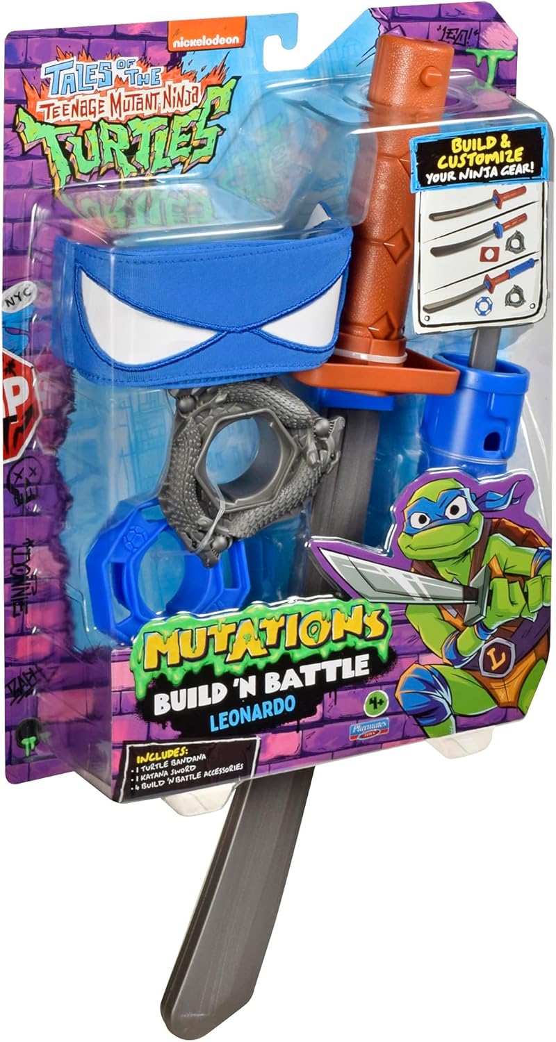 Tales Of The Teenage Mutant Ninja Turtles Mutation Build'N'Battle Leonardo's Weapons