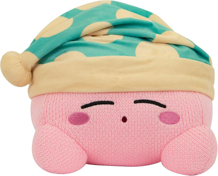 Tomy Knitted Kirby Sleeping Mega Plush