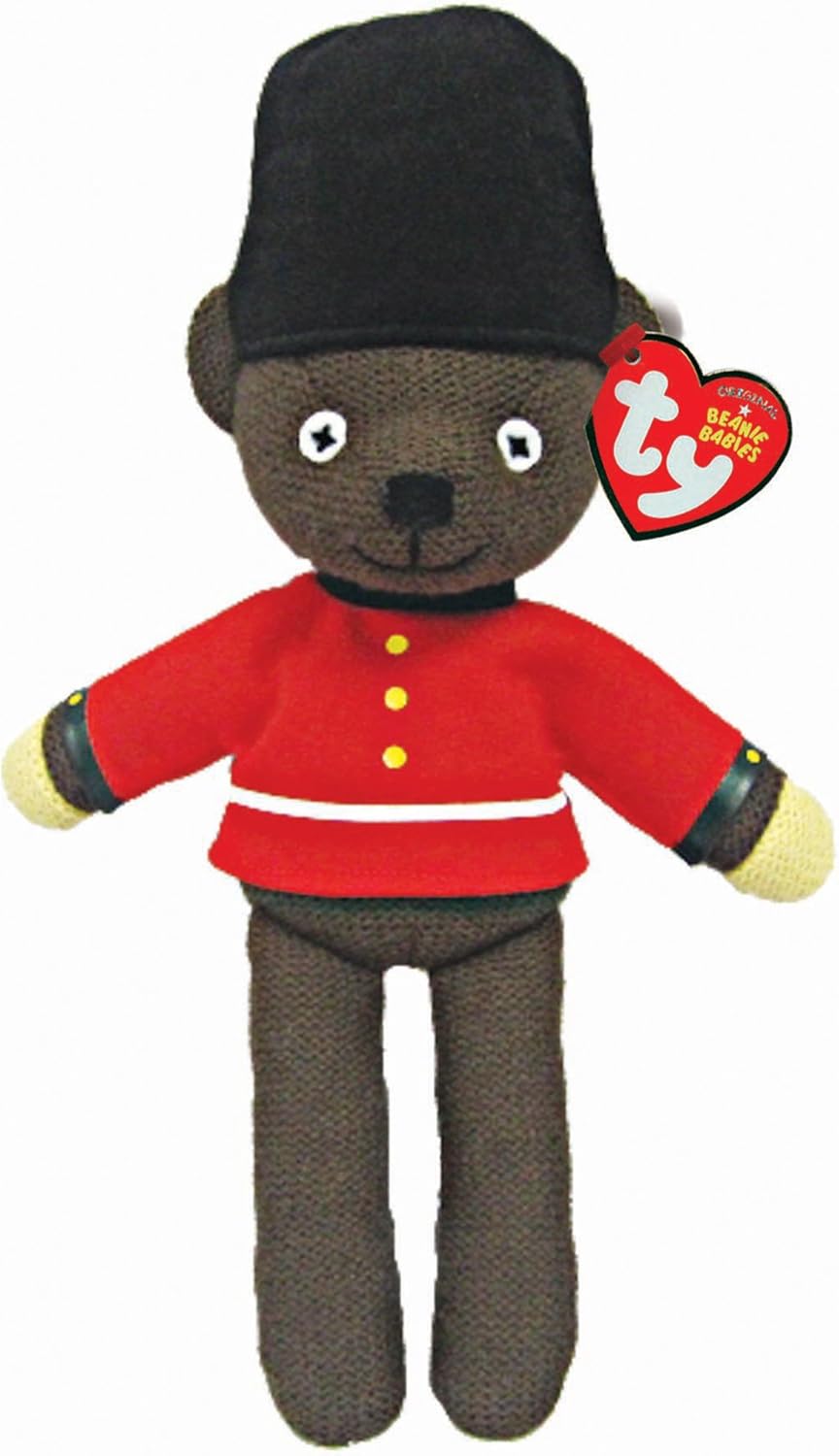 Ty Beanie Babies Mr Bean's Teddy Guardsman Plush