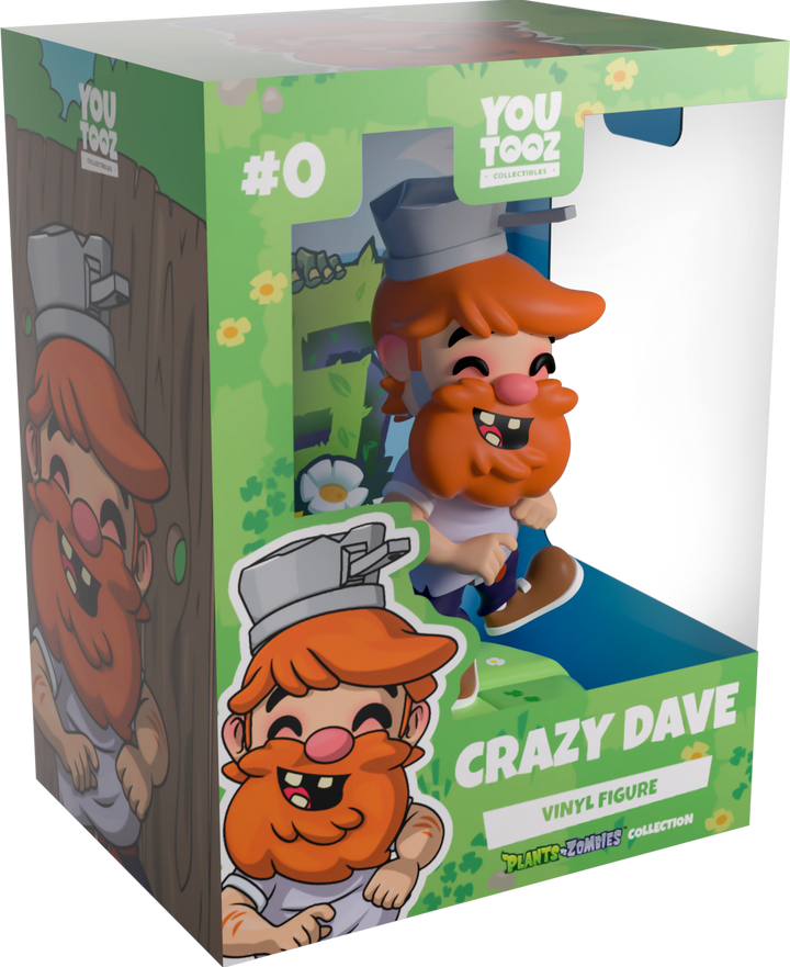 Youtooz Plants Vs Zombies Crazy Dave Vinyl Figure