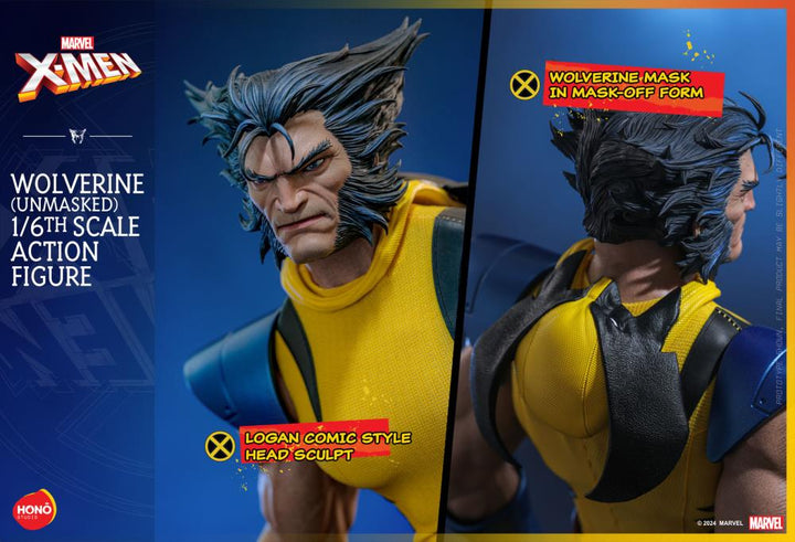 Hot Toys Hono Studio Marvel Comics Wolverine (Unmasked) 1/6th Scale Action Figure