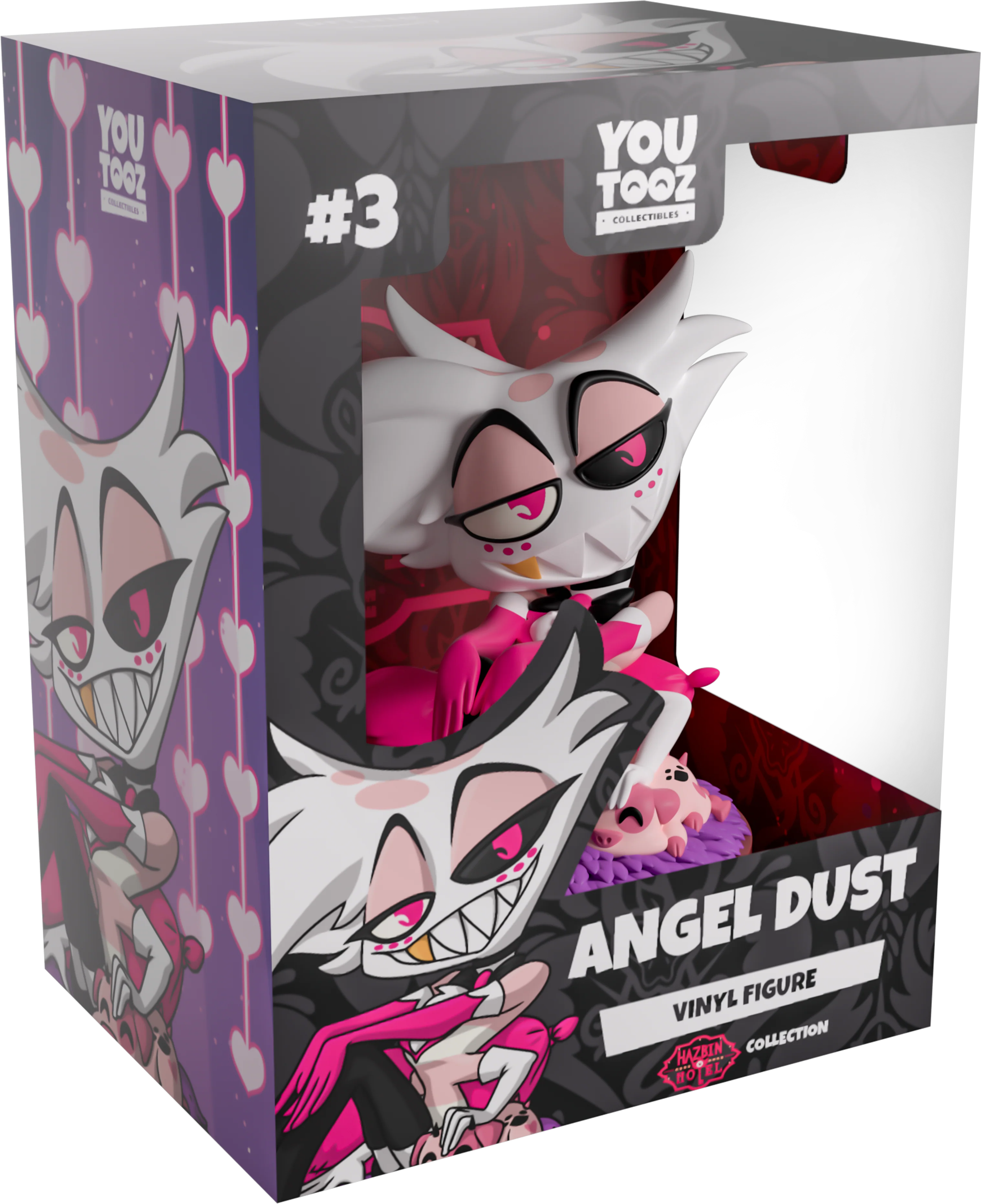 Youtooz Hazbin Hotel Angel Dust Vinyl Figure