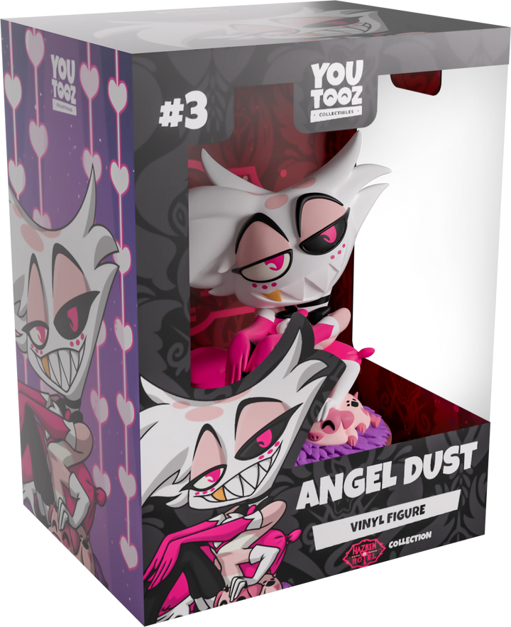 Youtooz Hazbin Hotel Angel Dust Vinyl Figure