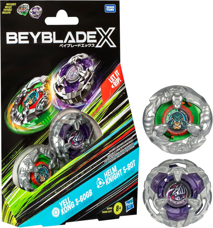 Beyblade X Yell Kong 3-60GB Helm Knight 5-80T Dual Pack Set