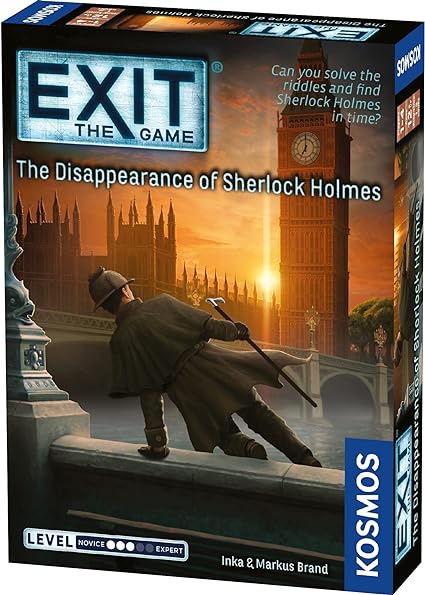 EXIT: : The Disappearance Of Sherlock Holmes Board Game