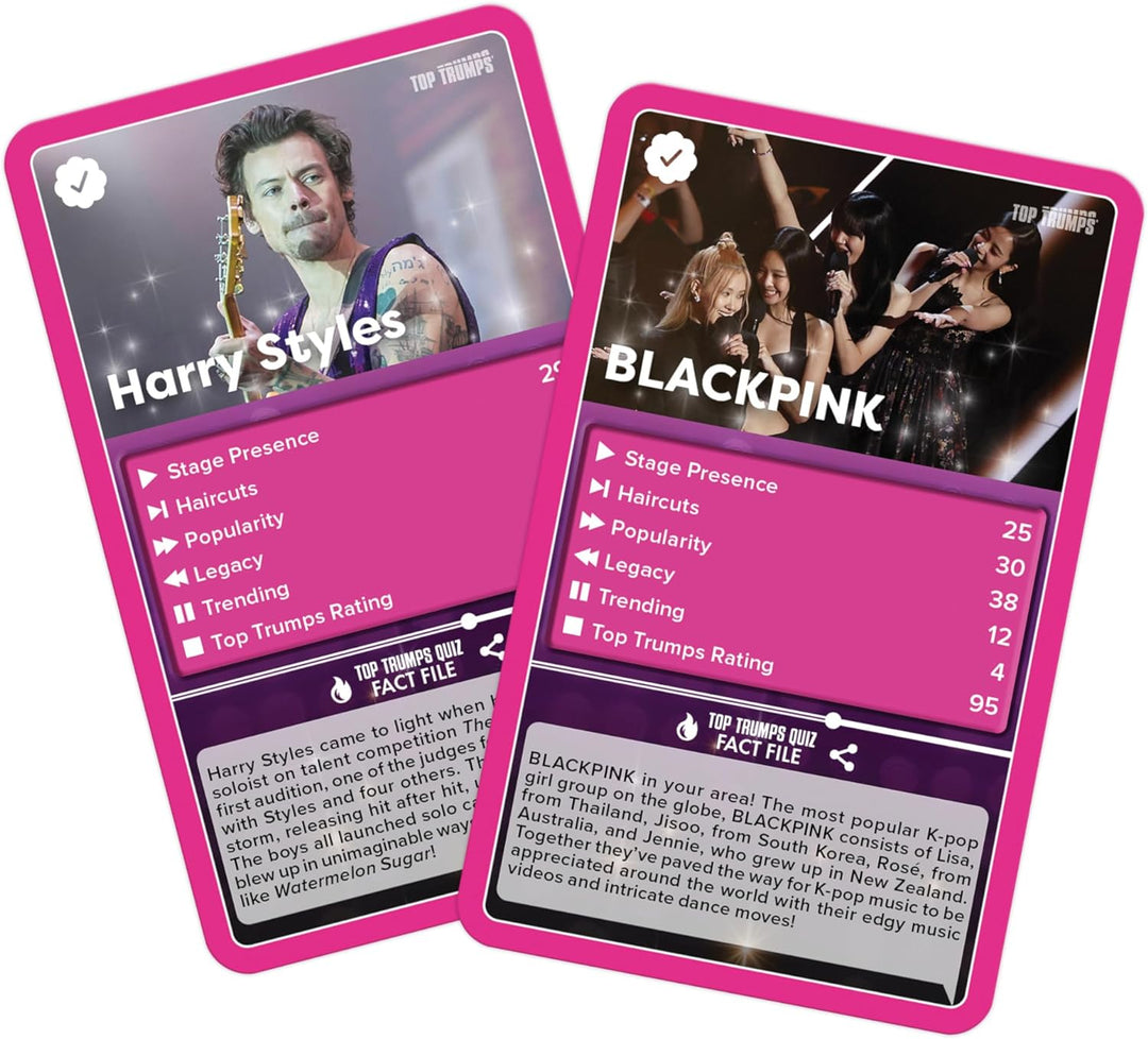 Top Trumps Specials Classic Popstars Card Game