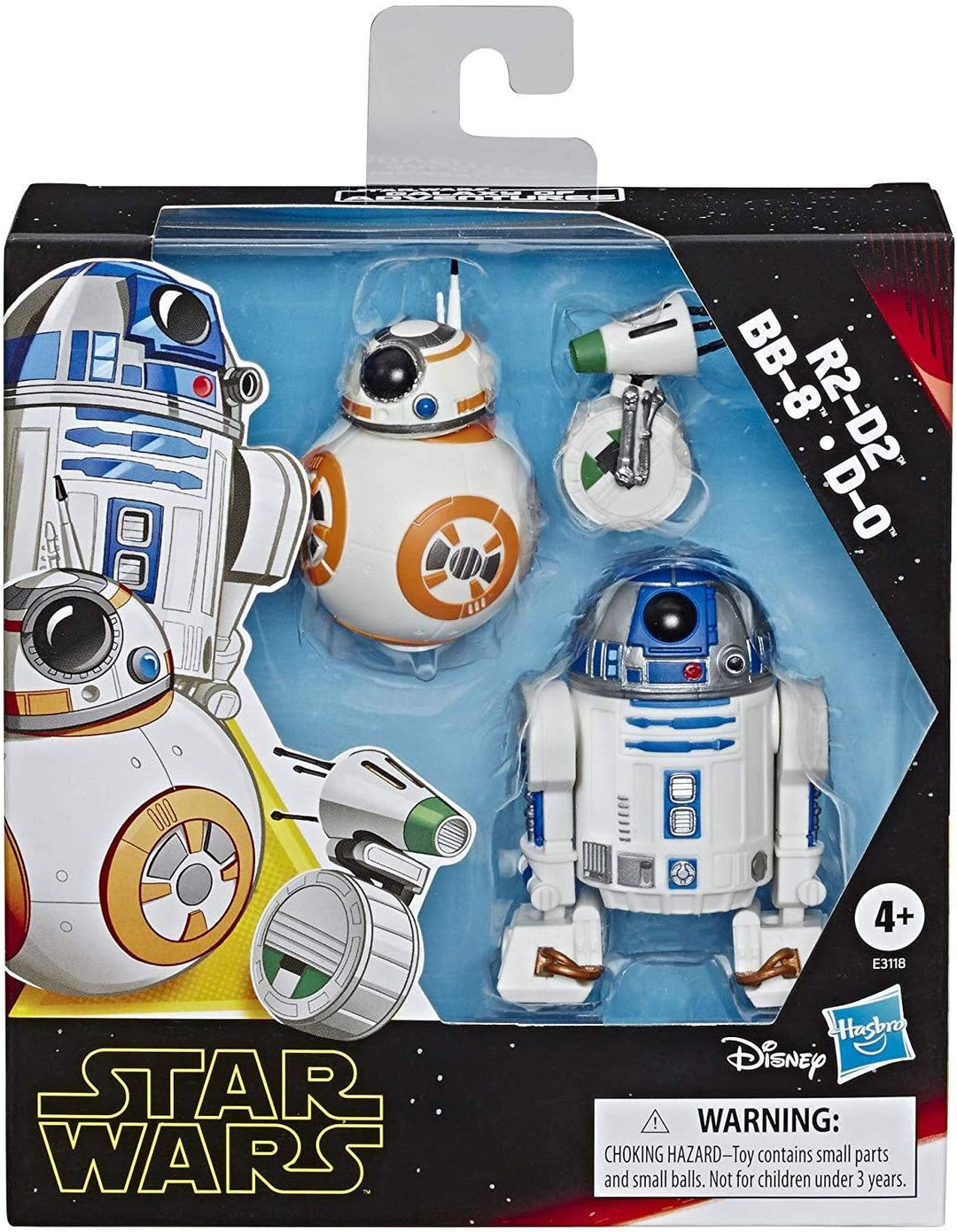 Star Wars Galaxy of Adventures Droids R2-D2, BB-8, D-O Action Figure 3-Pack