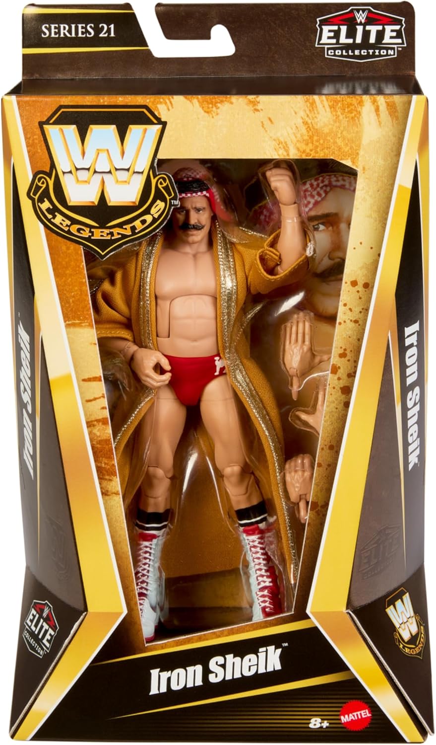 WWE Elite Collection Legends Series 21 Iron Sheik Action Figure