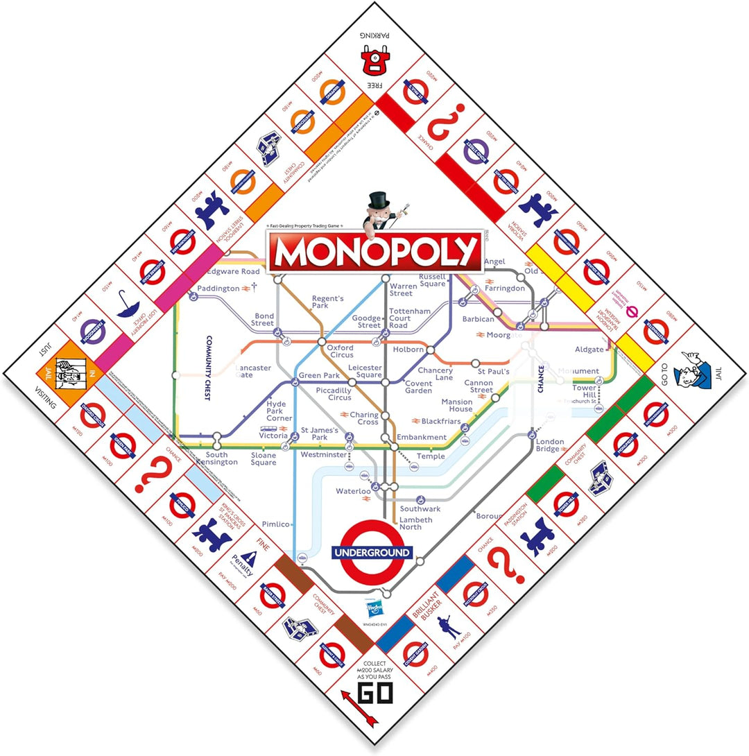 Monopoly London Underground Board Game