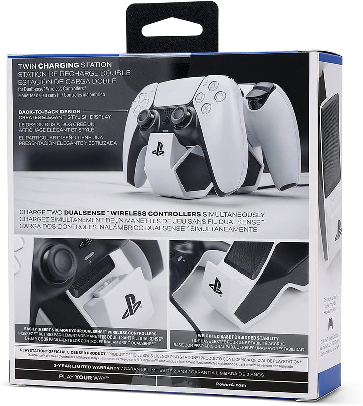 PowerA Twin Charging Station for DualSense Wireless Controllers PS5